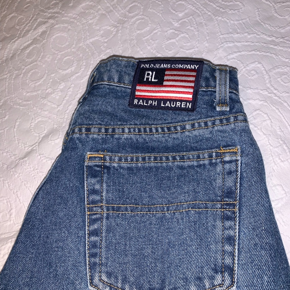 8x31 straight leg Vintage Polo jeans company By Ralph a Lauren medium wash jeans